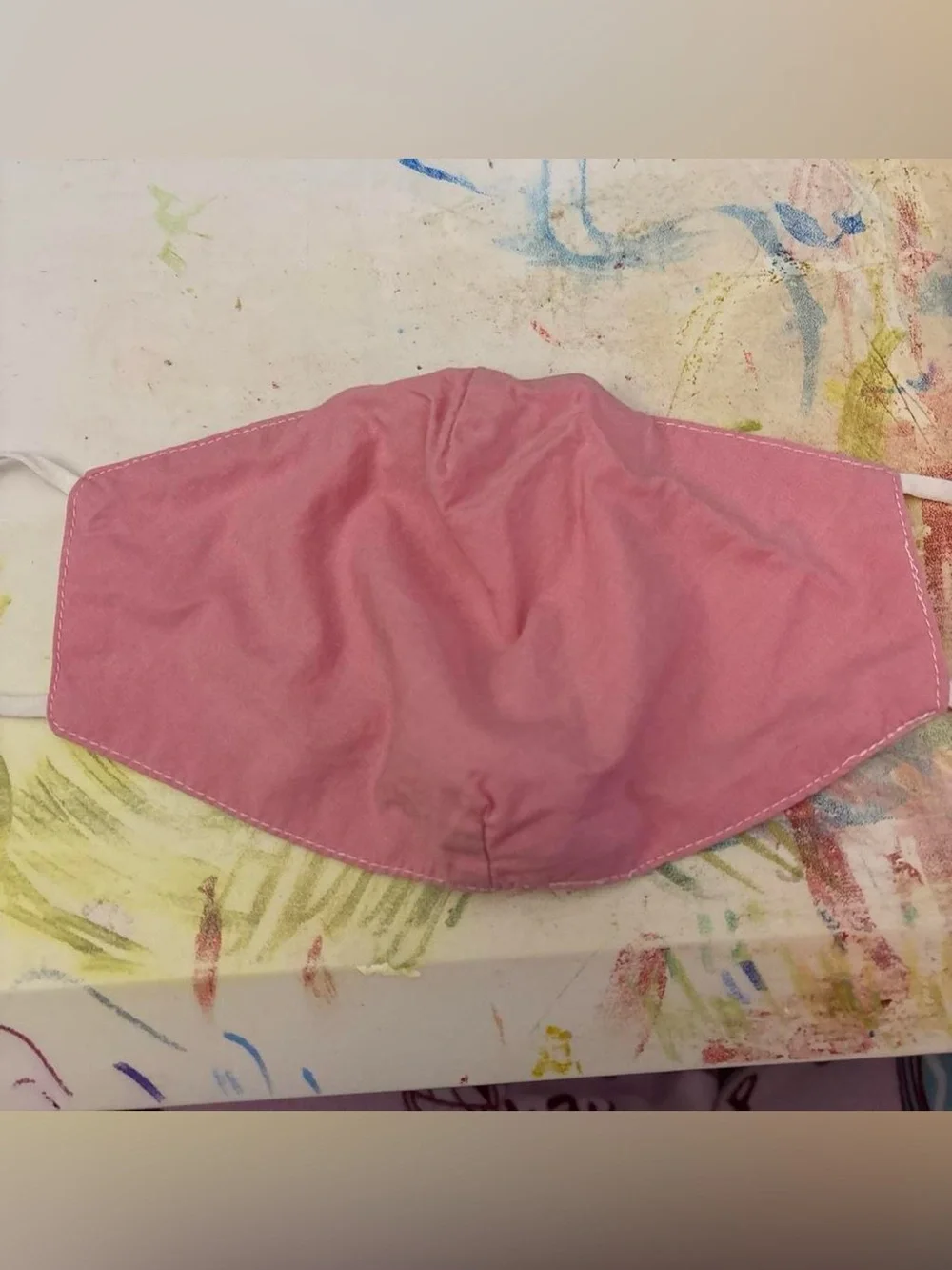 Yellow and Pink Adult Face Mask set